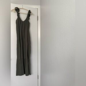 BB Dakota Olive Green Maxi Dress